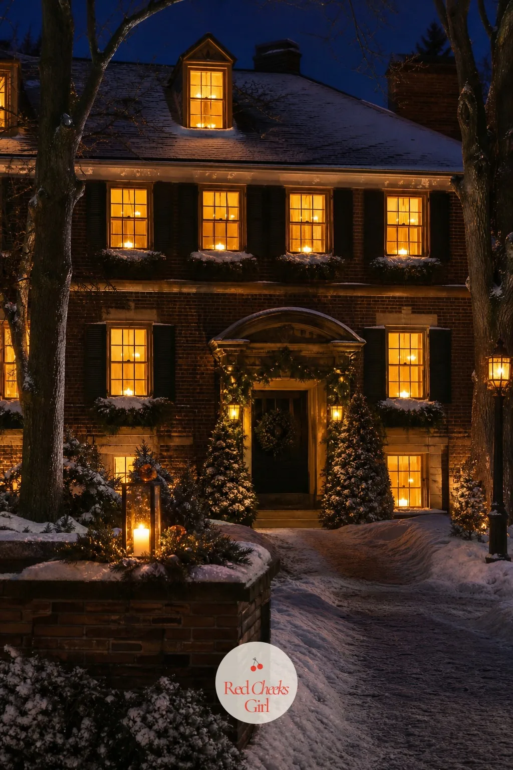 Every Window Lit From Inside, Like The House Is Still Awake — A dark window among lit ones is the first thing a passerby notices, even if she never could say