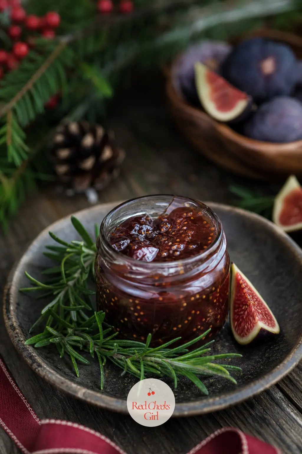 Fig and Rosemary Jam — Jam gifts always taste the same: strawberry, or the cherry one from the farm shop. Homemade christmas gift ideas