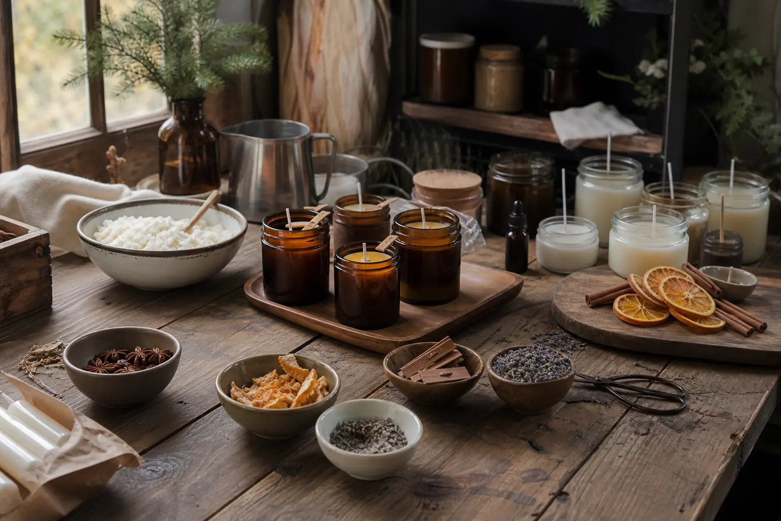 Homemade Scented Candles: 20 Cozy Recipes With Vanilla, Cedarwood and Spiced Orange