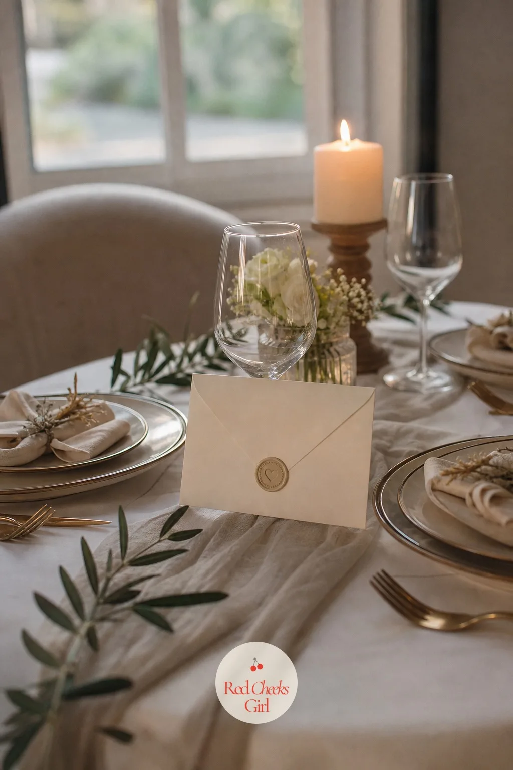 Dinner For Two With The Sealed Envelope — No mechanism, no powder, no bakery order. Intimate gender reveal ideas