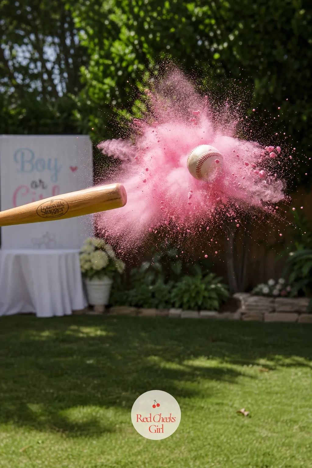 The Home Run Swing — Nothing says this is personal like a reveal built around the sport he actually plays, not a generic prop. Intimate gender reveal ideas