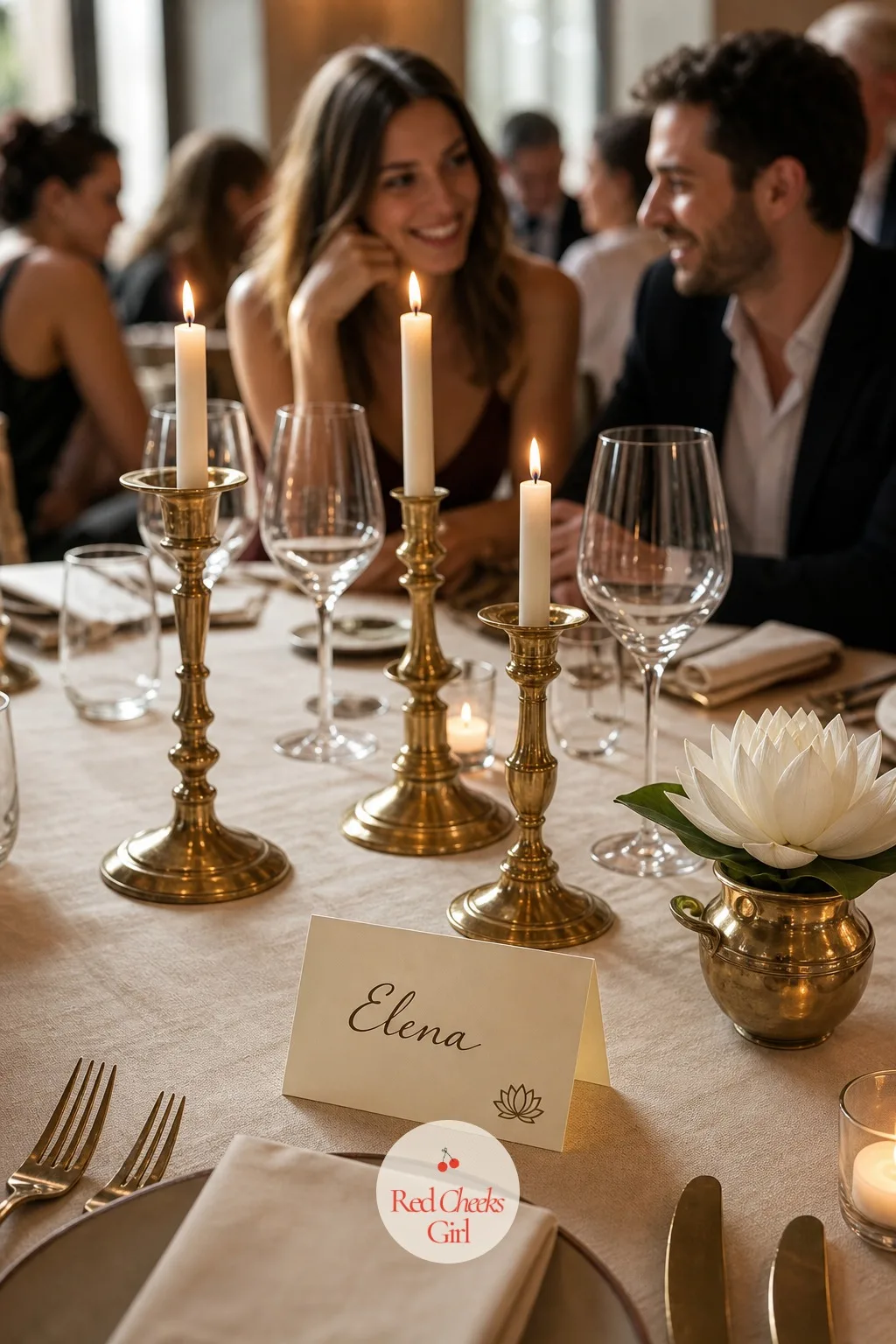 Place Cards in Cream and Chocolate Ink — Even with twenty guests, nobody wants to hover looking for a seat. Intimate wedding ideas