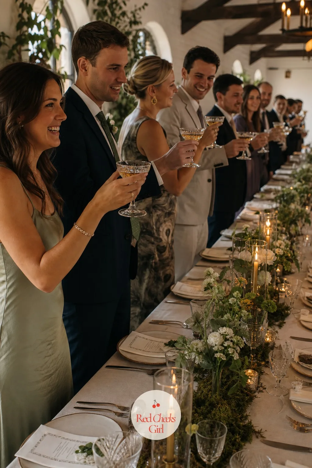 The Irish Wedding Toast — Somewhere between the main course and the cake, the whole room gets pulled into one short ritual: the couple raises a glass and