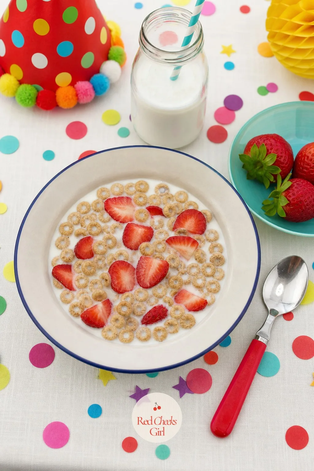 Iron-Fortified Cereal with Strawberries — Cereal mornings are the lowest-effort meal in the house, which makes them the easiest one to quietly improve. Iron