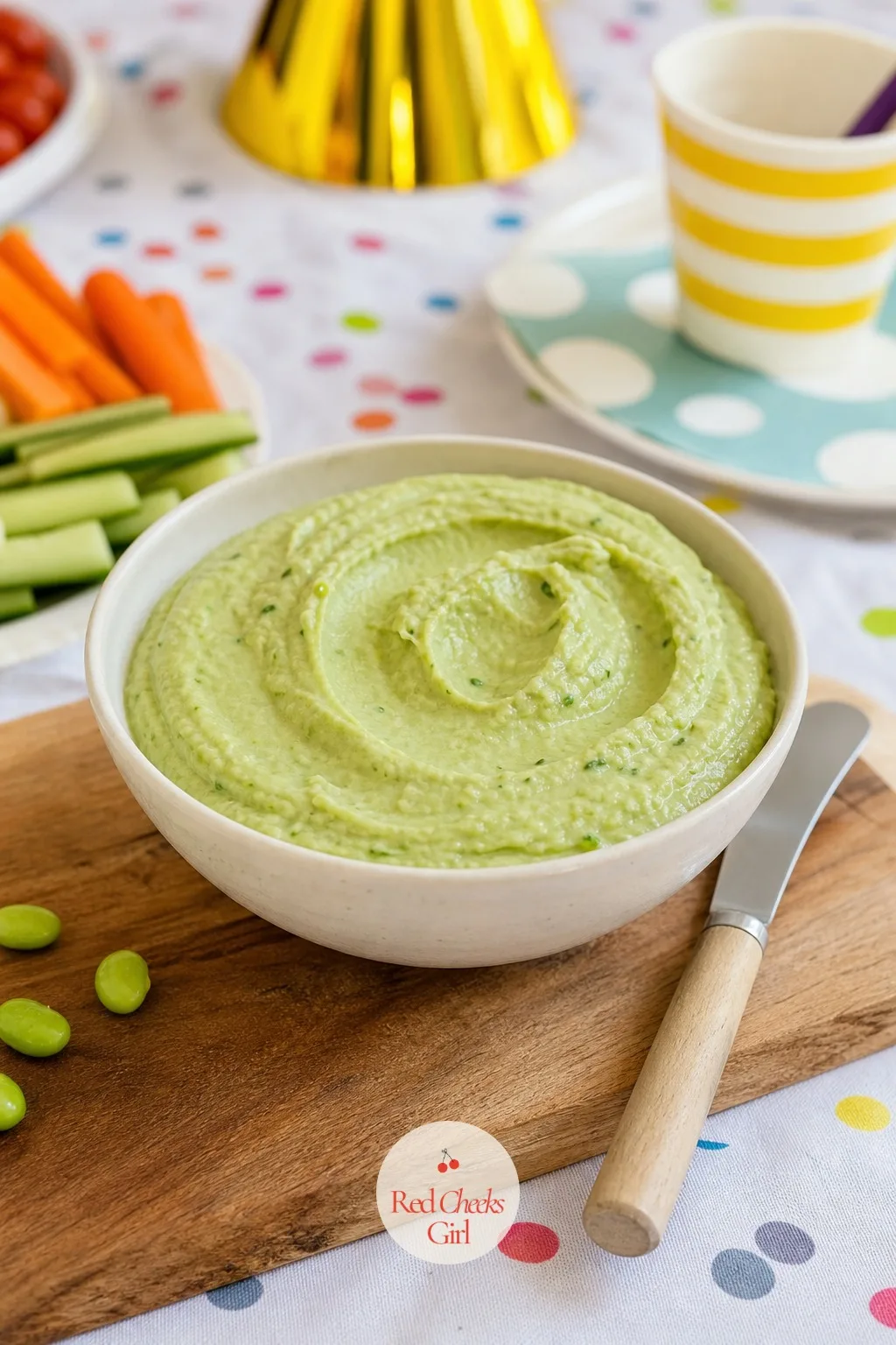 Smooth Edamame Dip — Whole edamame pods feel like a choking risk for small children, so blending them smooth solves that in one step. Iron rich foods for kids