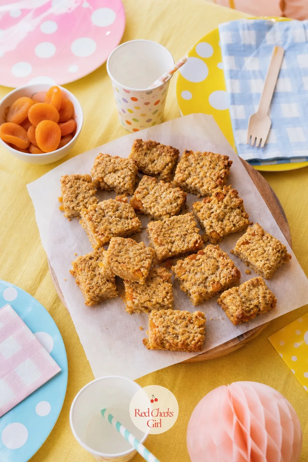 Soft Baked Oat and Apricot Bites — A dessert-shaped snack that happens to be doing something useful at the same time is a small, real relief at the end of a