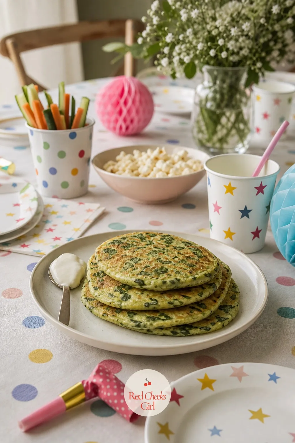 Spinach Pancakes — A green pancake sounds like a hard sell, until it turns out barely green at all once it is on the plate. Iron rich foods for kids