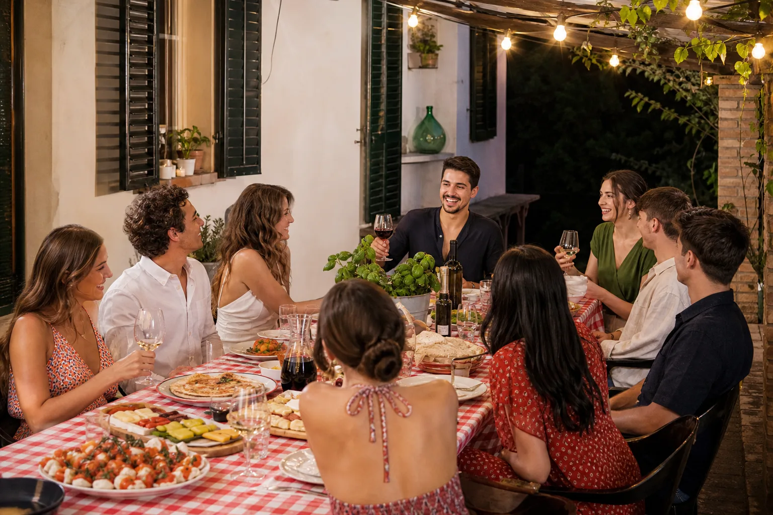 19 Italian Birthday Party Ideas for a Long Table Under the Lights