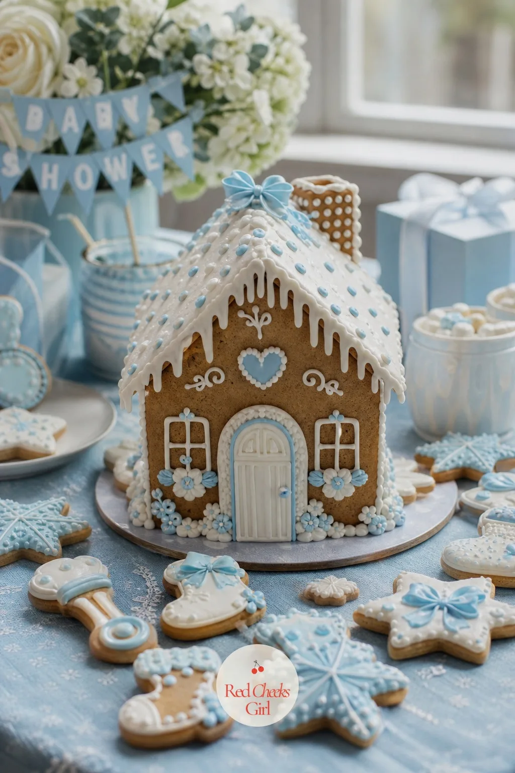 Gingerbread — Gingerbread men can look like holiday leftovers dressed up for a new occasion, so keep the shapes to baby-specific cutters: a gingerbread bootie