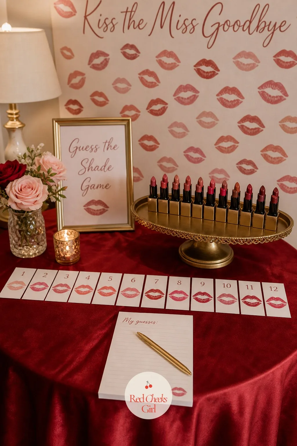 Guess the Shade Game — While the lipstick bar is still fresh in everyone's mind, this one turns it into a party game: a stack of blank swatch cards, one color