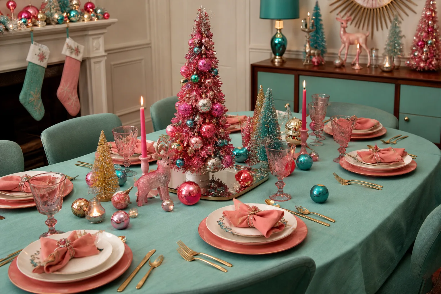20 Kitsch Christmas Ideas That Turn Every Room Into a Sparkling Retro Dream