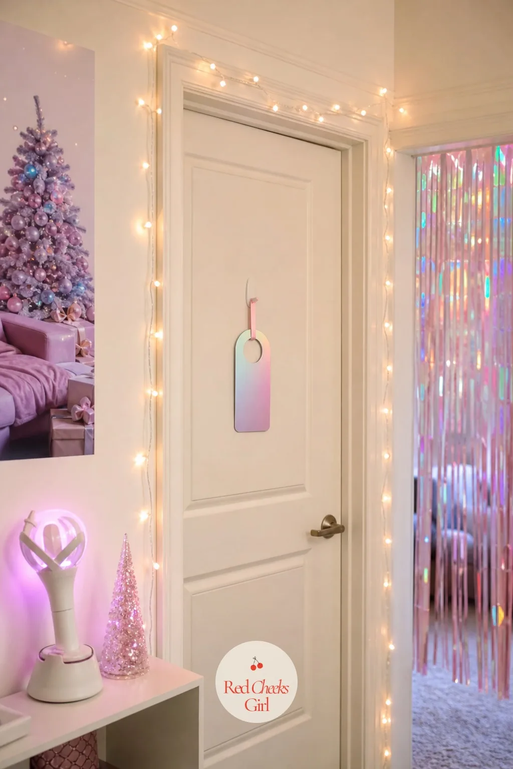 The Bedroom Door — A closed bedroom door is the last stretch of wall in the house that usually gets skipped entirely. Kpop christmas
