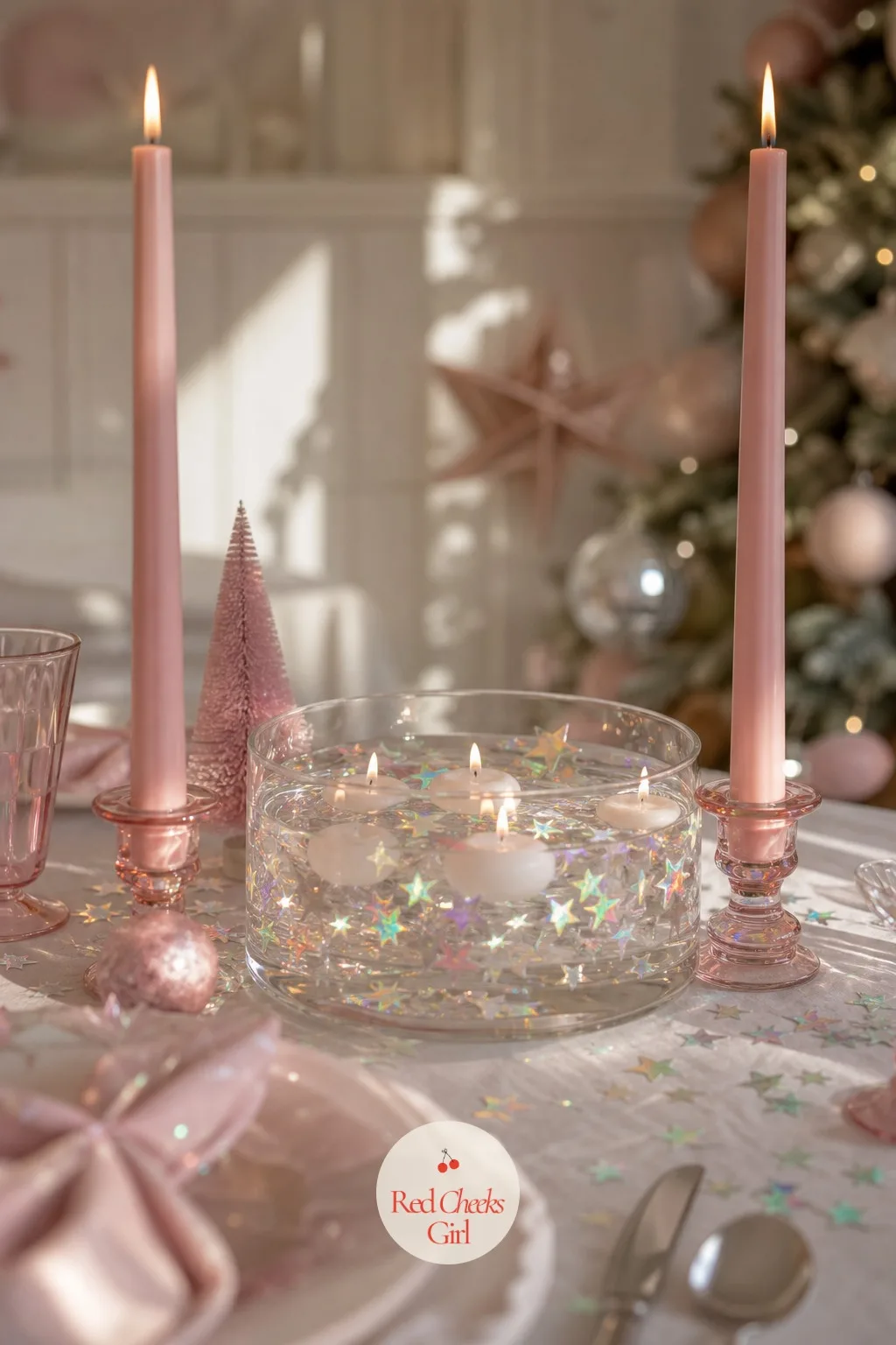 The Centerpiece — The middle of the table needs something that holds attention without blocking anyone's view across it. Kpop christmas