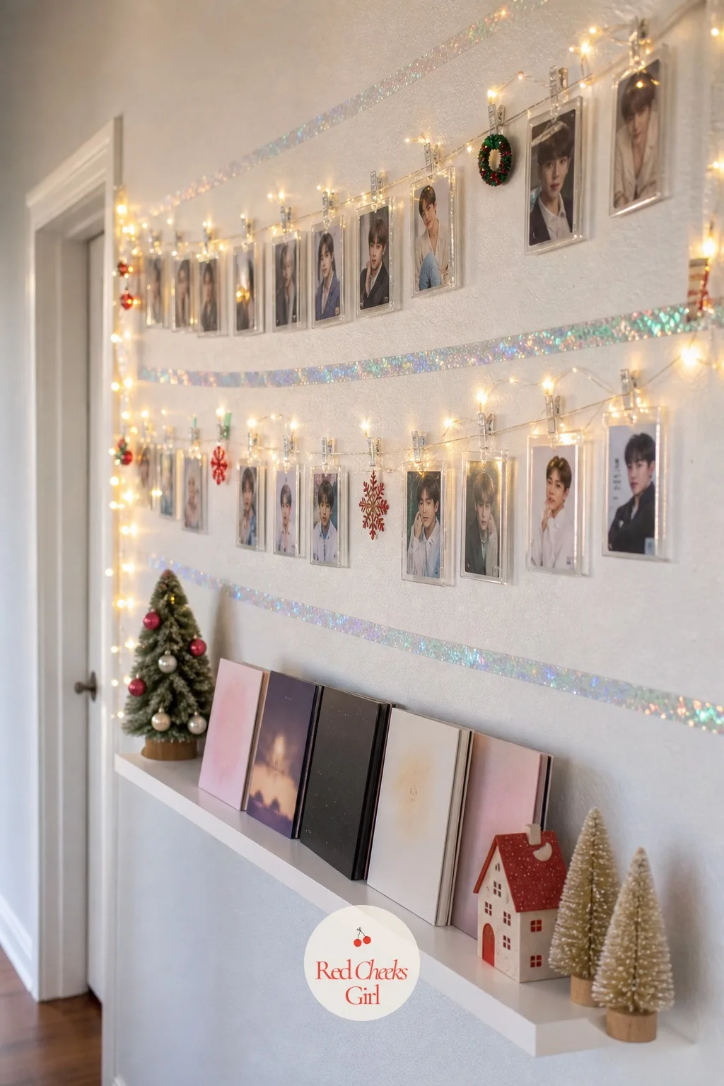 The Hallway Gallery Wall — A hallway usually gets walked through, never looked at. Kpop christmas