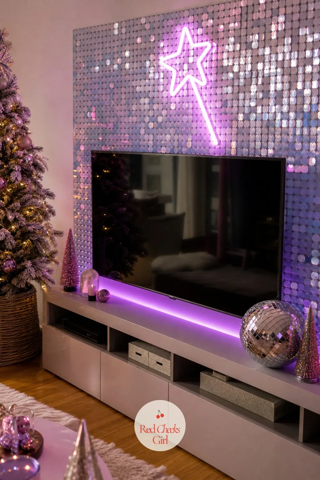 The Media Wall — The wall behind the television usually just sits there being a wall. Kpop christmas