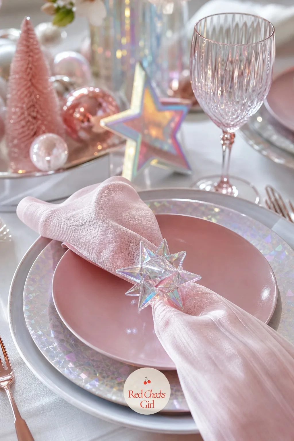 The Place Settings — Plain white napkins do nothing for a table this colorful. Kpop christmas