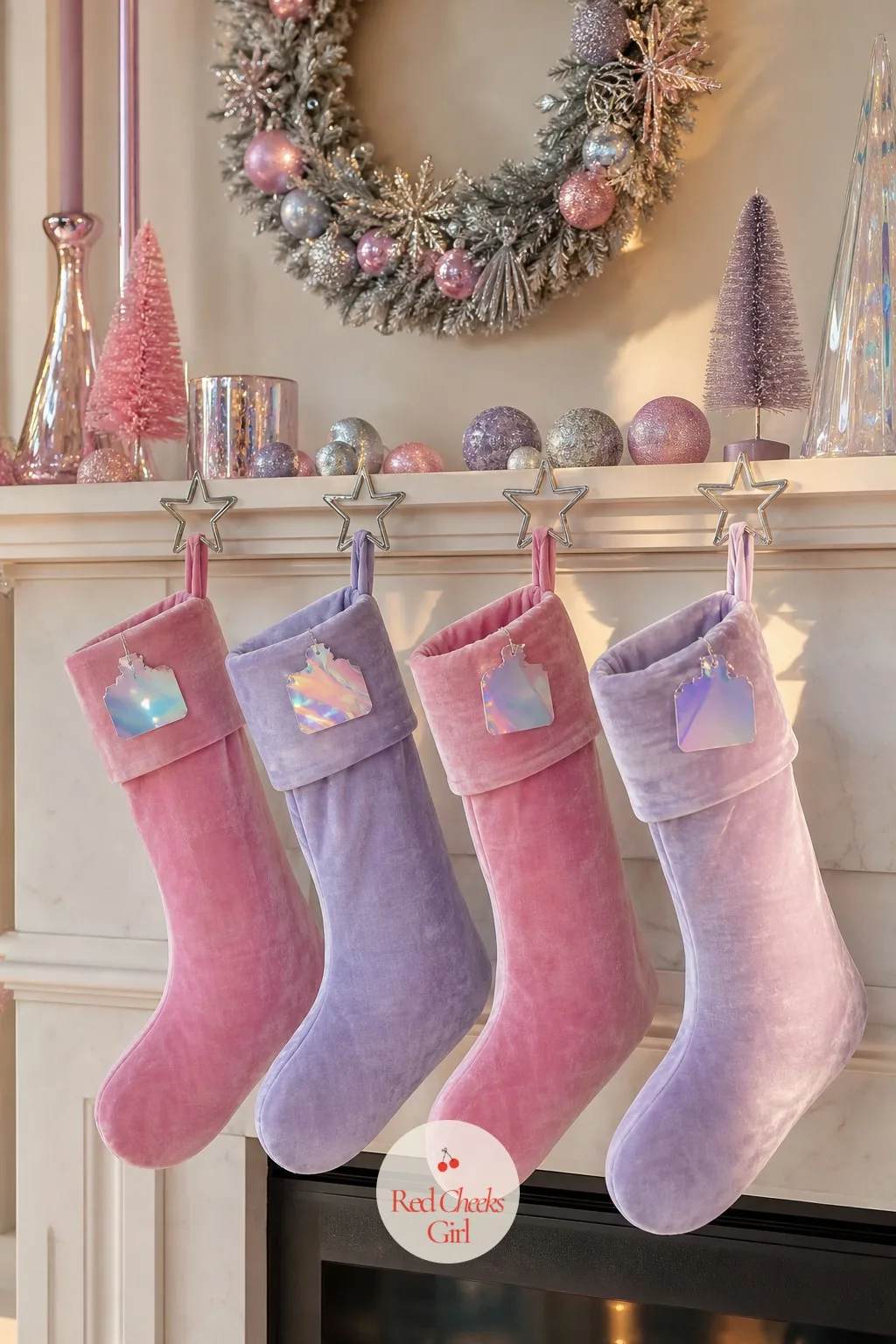 The Stockings — A single red stocking looks lonely hung alone against a wall this bright. Kpop christmas