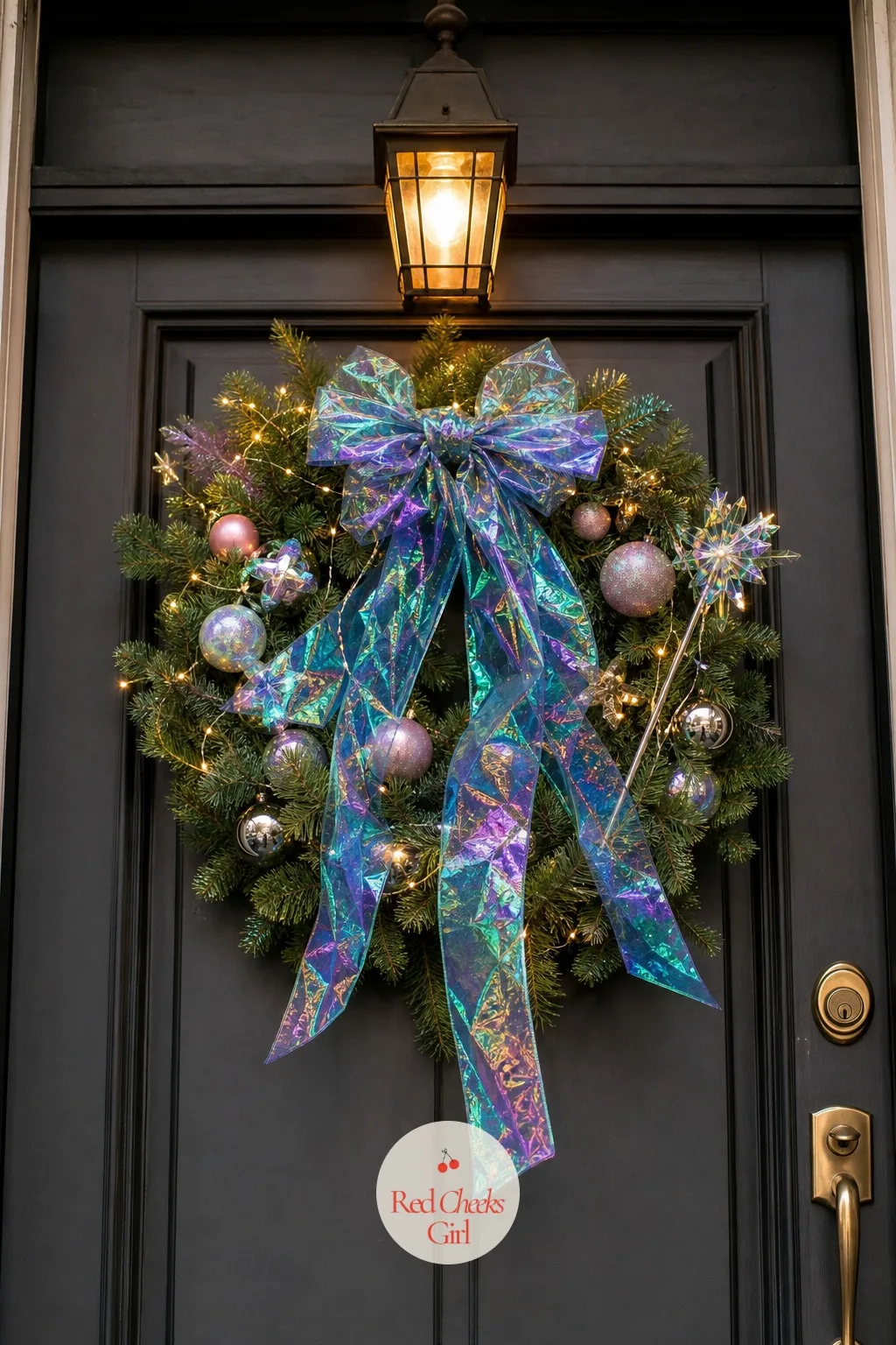 The Wreath — A plain evergreen wreath says Christmas but not this Christmas. Kpop christmas