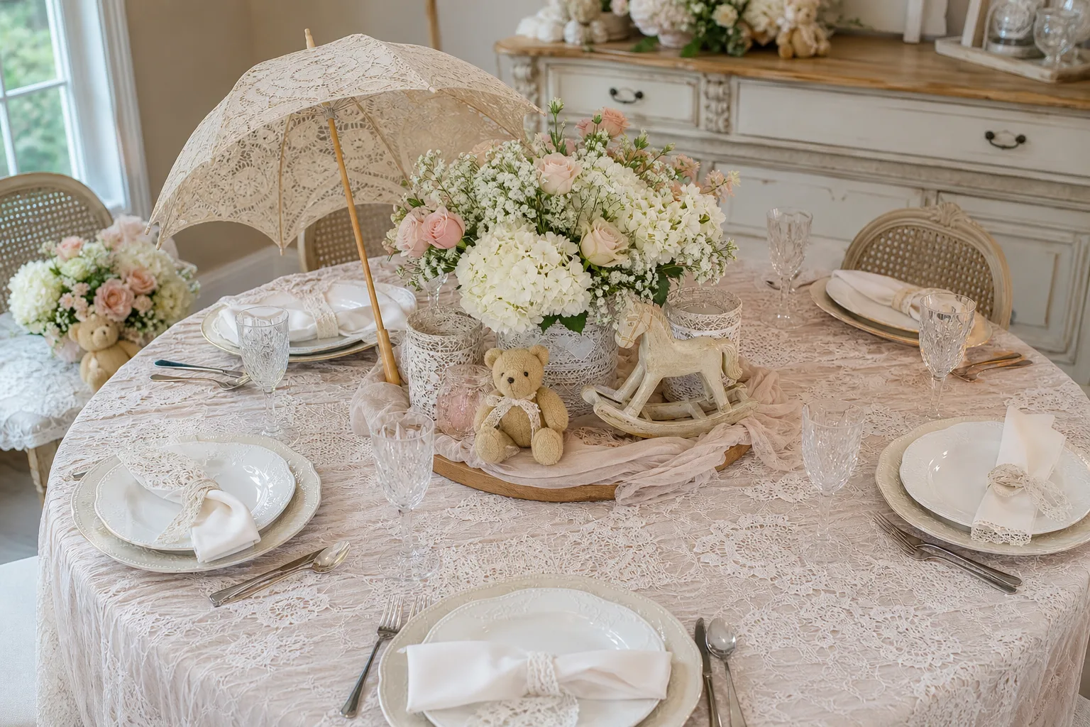 24 Lace Baby Shower Ideas for Moms Who Love Heirloom Charm