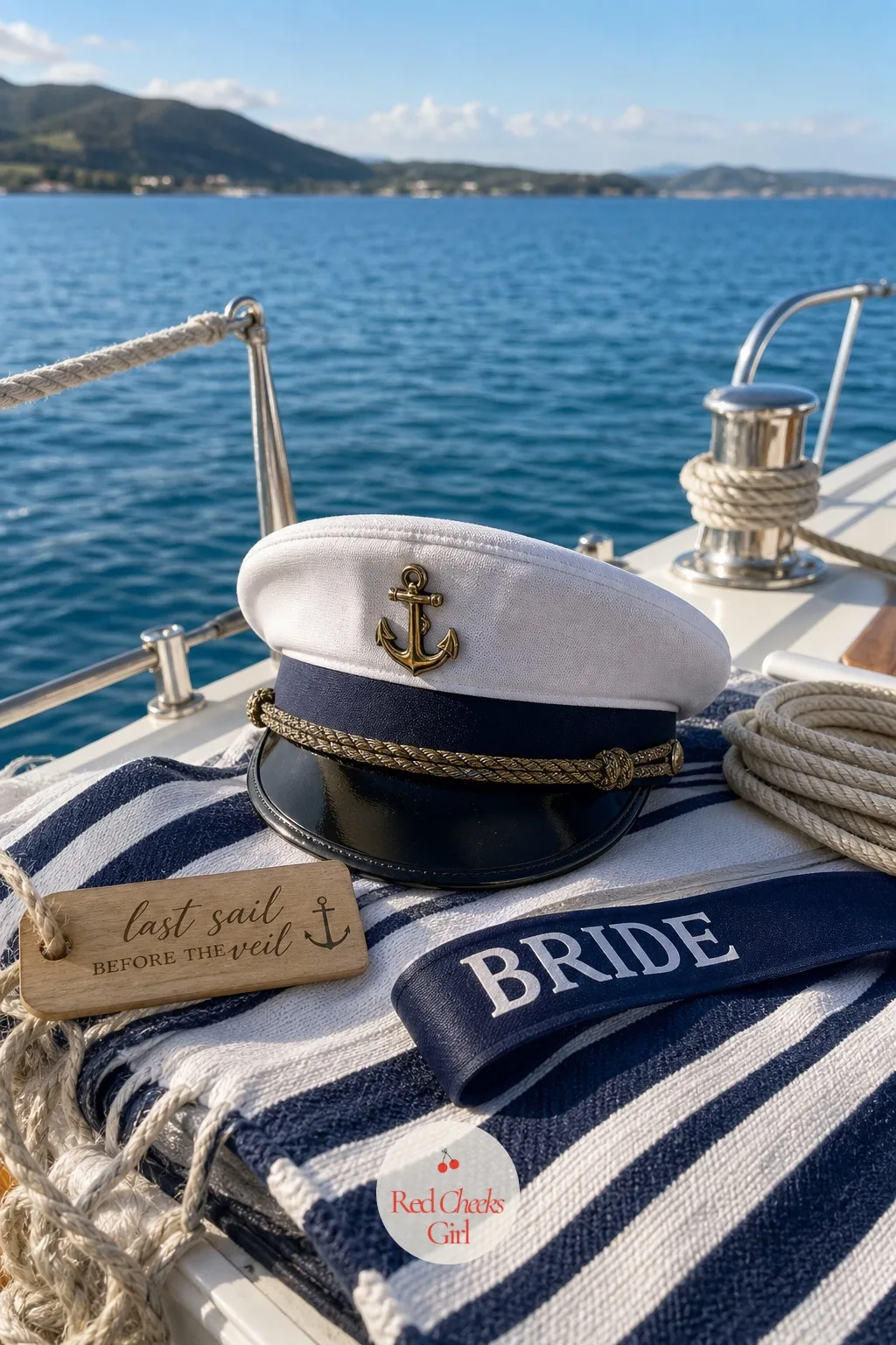 The Captain's Hat for the Bride — She needs one object that says she is in charge of this particular ship, even if someone else is actually driving it. Last
