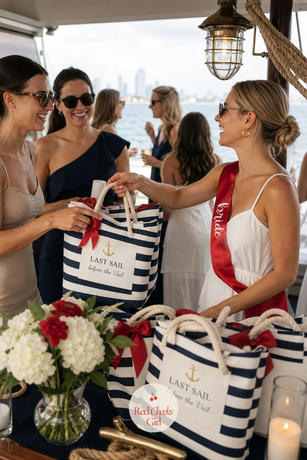 Tote Bag Favors — By the end of the day, everyone needs something to carry their wet swimsuit and sunscreen home in, which makes the favor bag the one gift