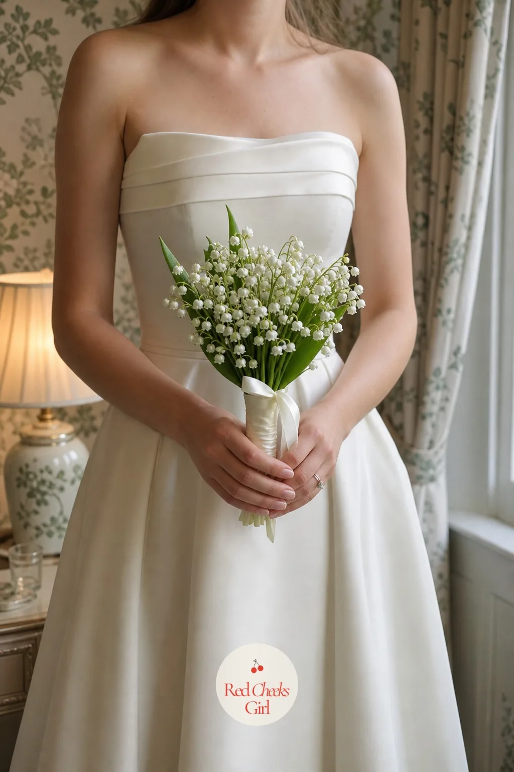 The Bride's Tiny Lily of the Valley Bouquet — It will look almost too small to hold, and that is the entire point against a decade of oversized bouquets. Lily