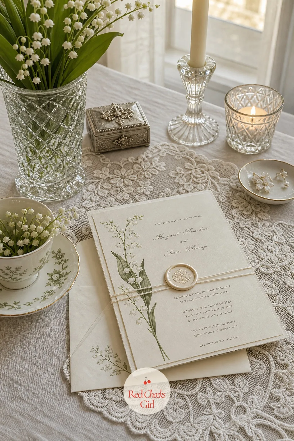 The Invitation Suite — This is the smallest piece on the whole list and the very first thing any guest sees, which is exactly why the palette has to be right