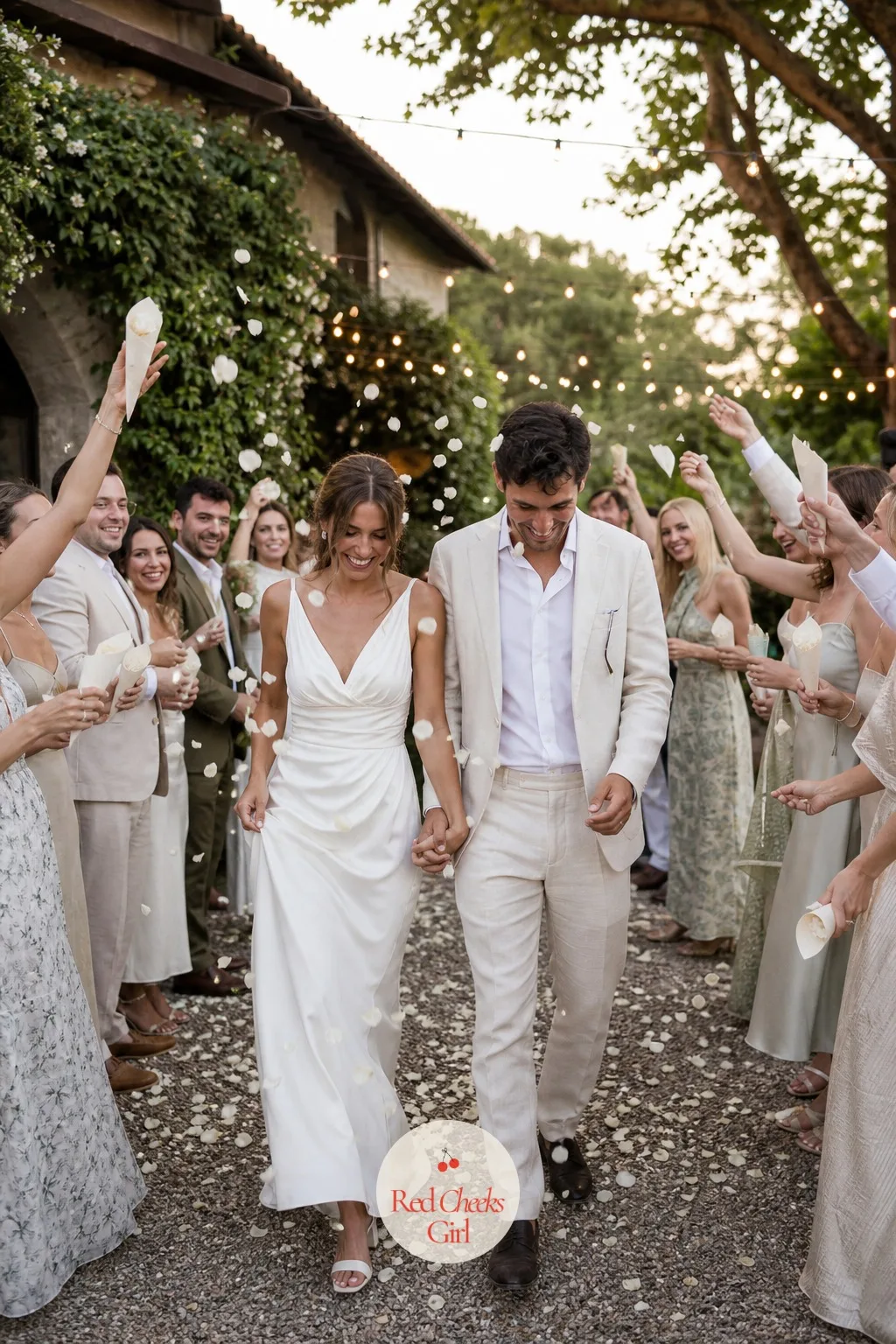 A Petal Toss Send-Off — The last moments of the night deserve their own small ceremony, with every guest lining the path out rather than just watching from