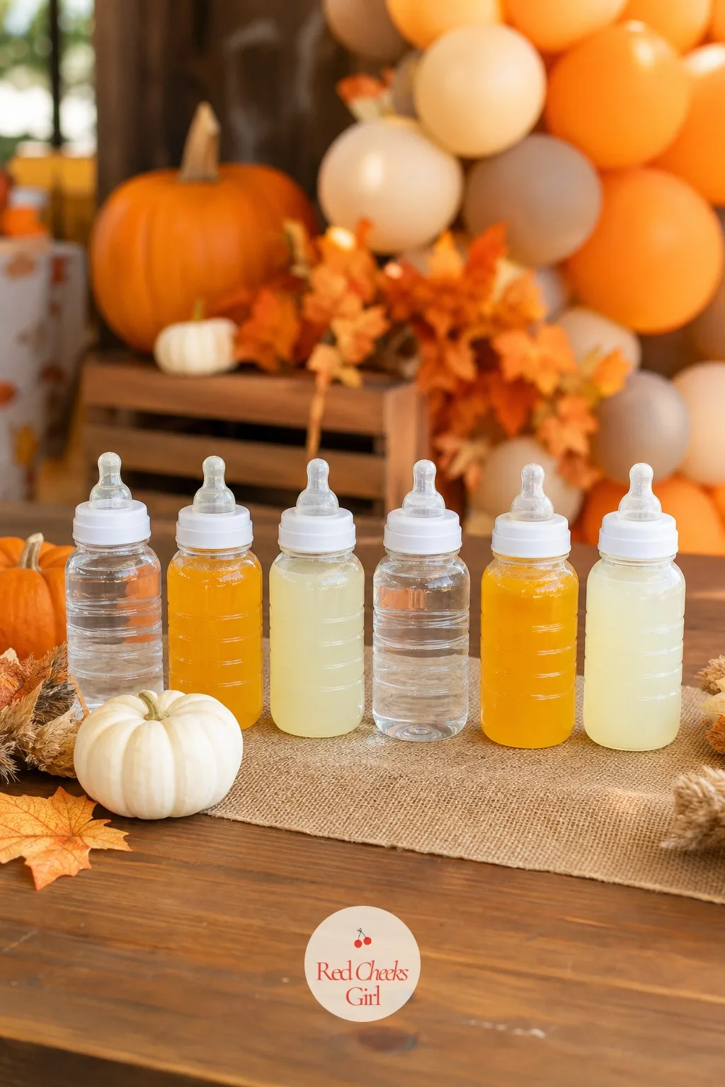 2. Little Pumpkin Bottle Chug Race