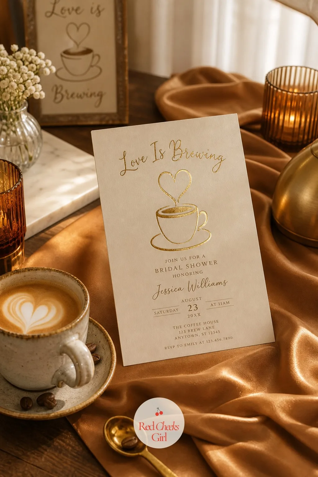 Invitation — This is the first thing anyone holds and the last thing written here, because it sets every promise the party then has to keep: the cream card