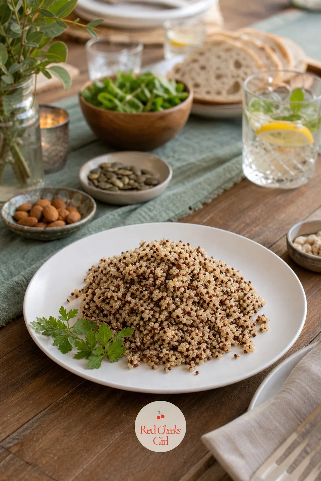 Quinoa — Quinoa cooks faster than rice and carries flavor well, which is why it has earned a permanent spot in a lot of kitchens that otherwise do not bother
