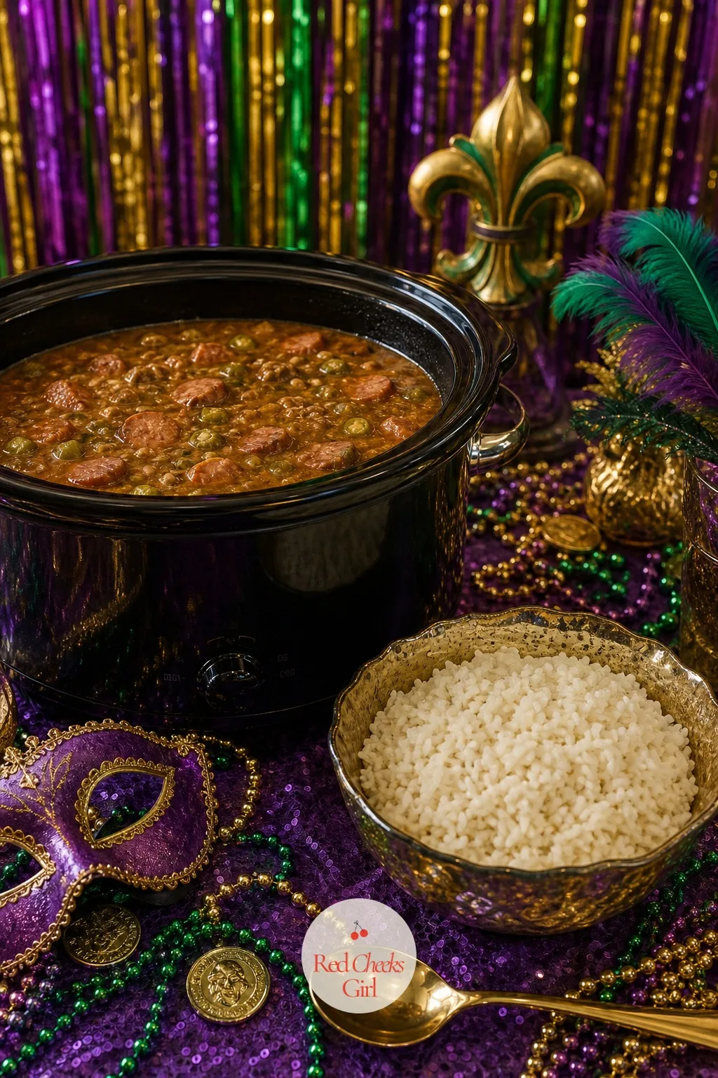 Gumbo Or Red Beans And Rice — Some nights call for a spoon more than a fork, and this is that course. Mardi gras party