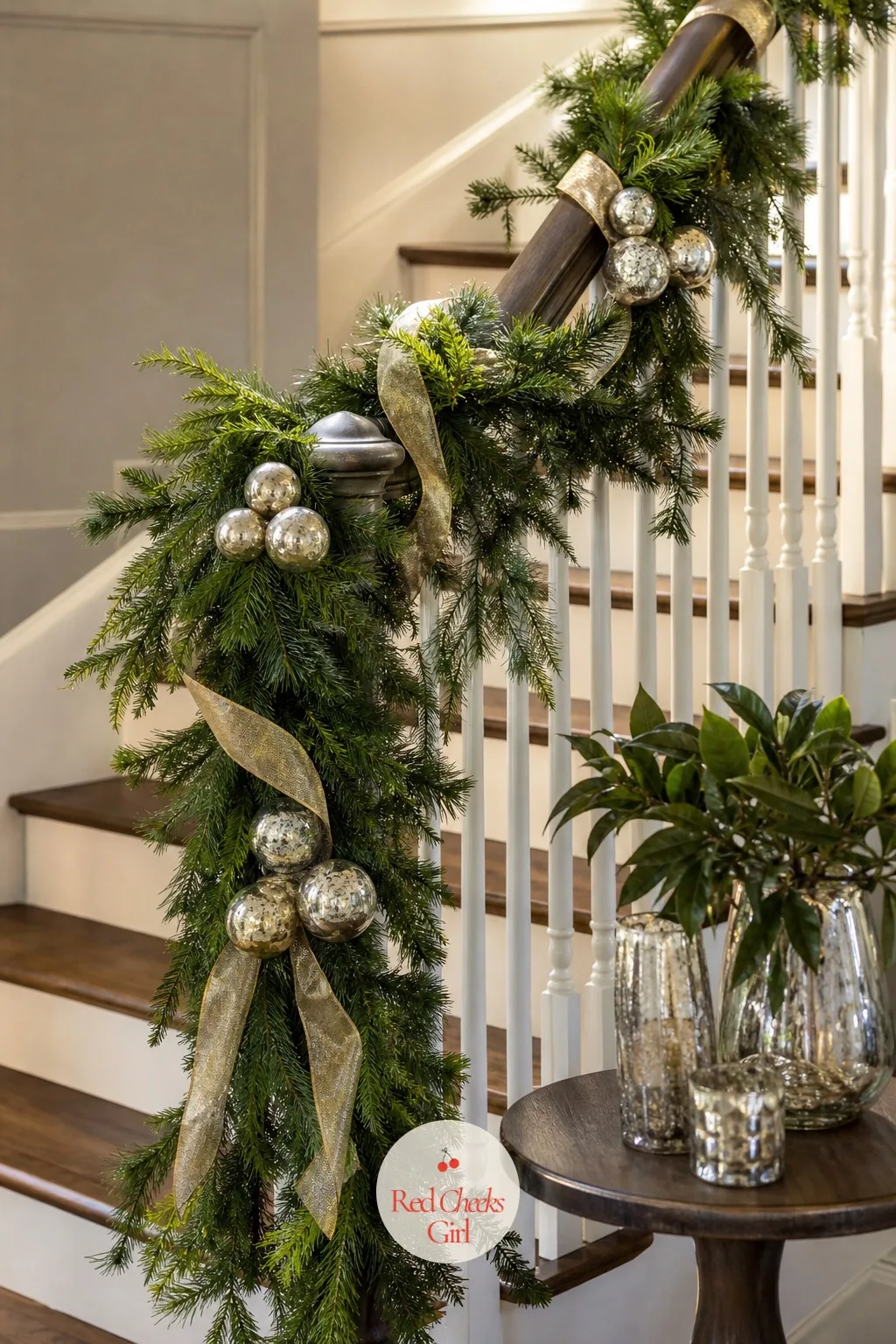 The Banister Garland — A bare staircase in December looks like it belongs to a different, less festive house. Martha stewart christmas decorations