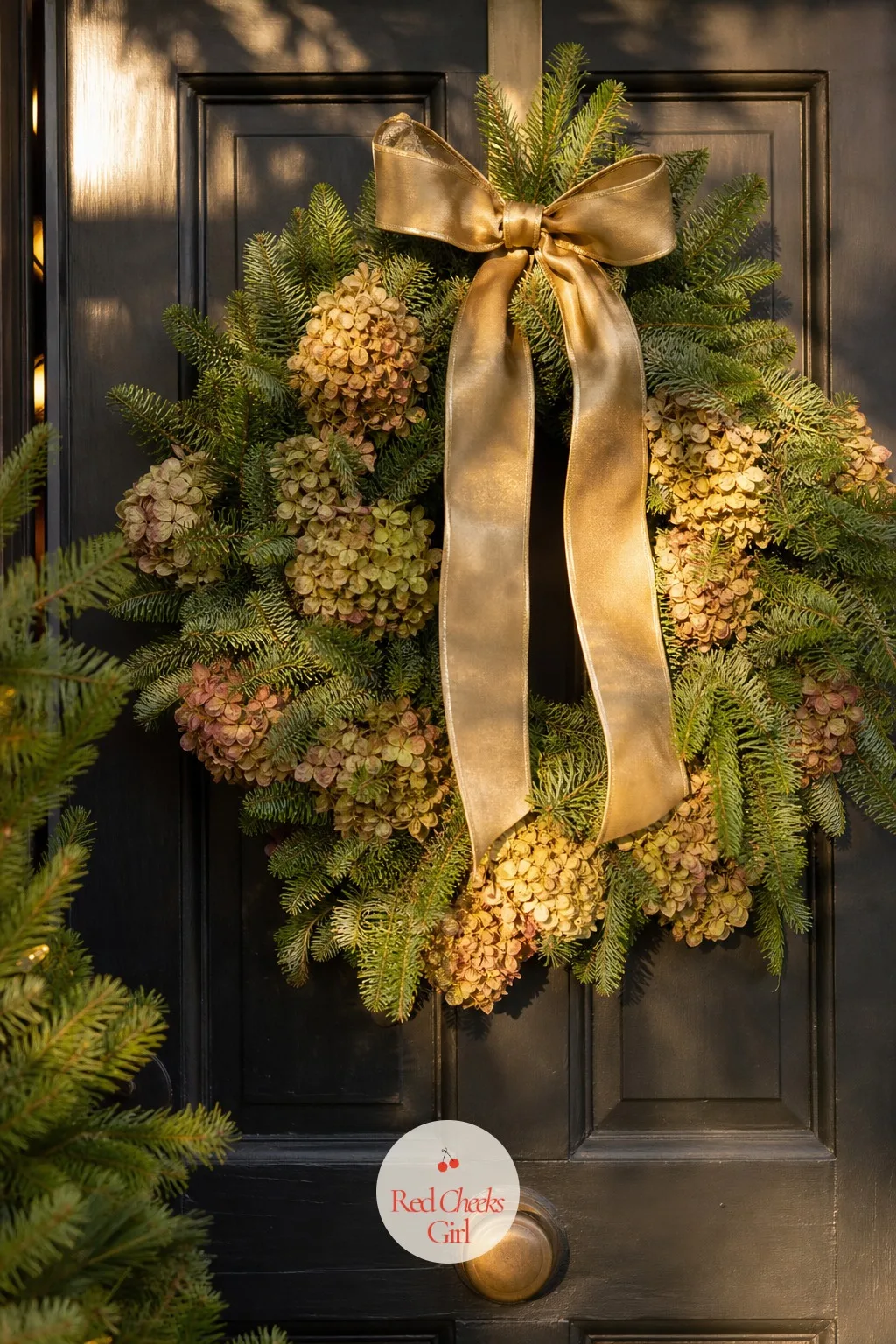 The Front Door Wreath — A plastic wreath from the drugstore says you ran out of time. Martha stewart christmas decorations