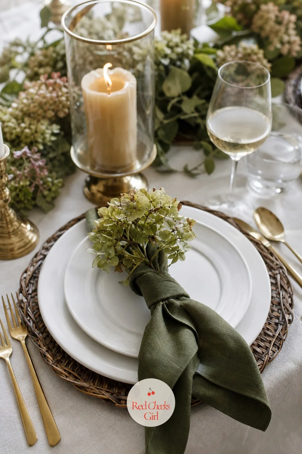 The Place Setting — White china alone at each seat looks like any other dinner the rest of the year. Martha stewart christmas decorations