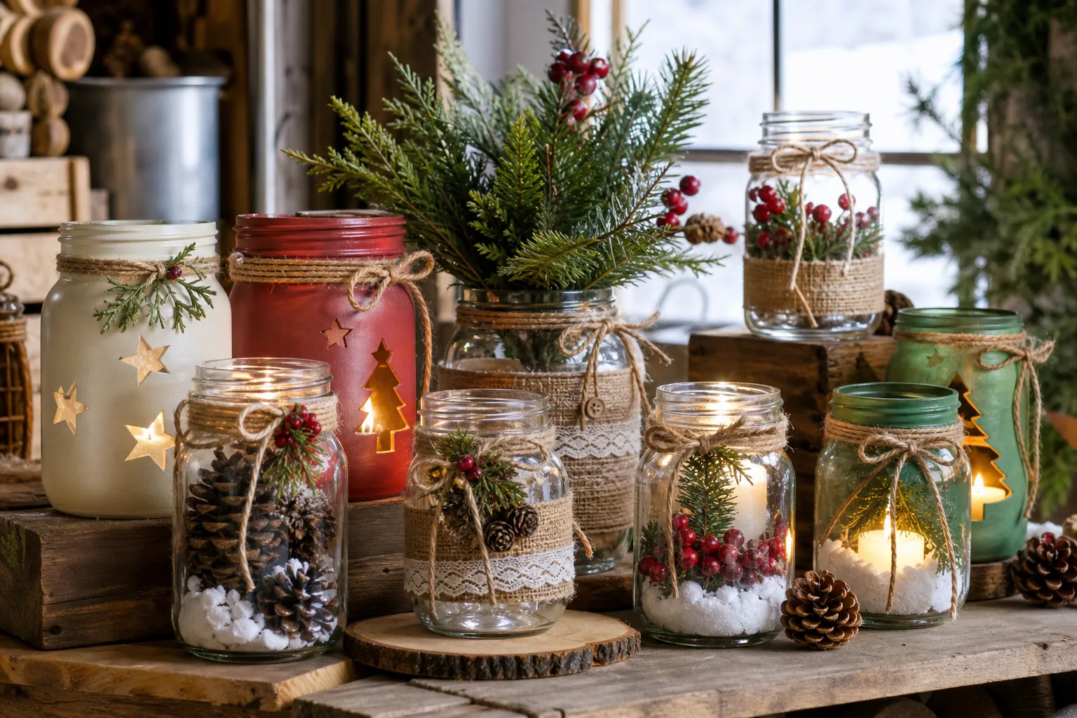 15 Mason Jar Christmas Crafts You'll Want to Keep and Gift