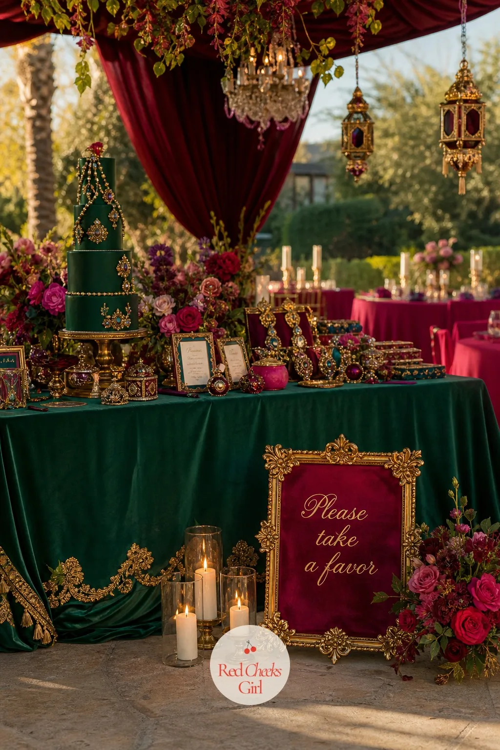 Bridesmaids in Different Colors — Five identical dresses in the same shade of blush feel like a uniform. Maximalist wedding decor
