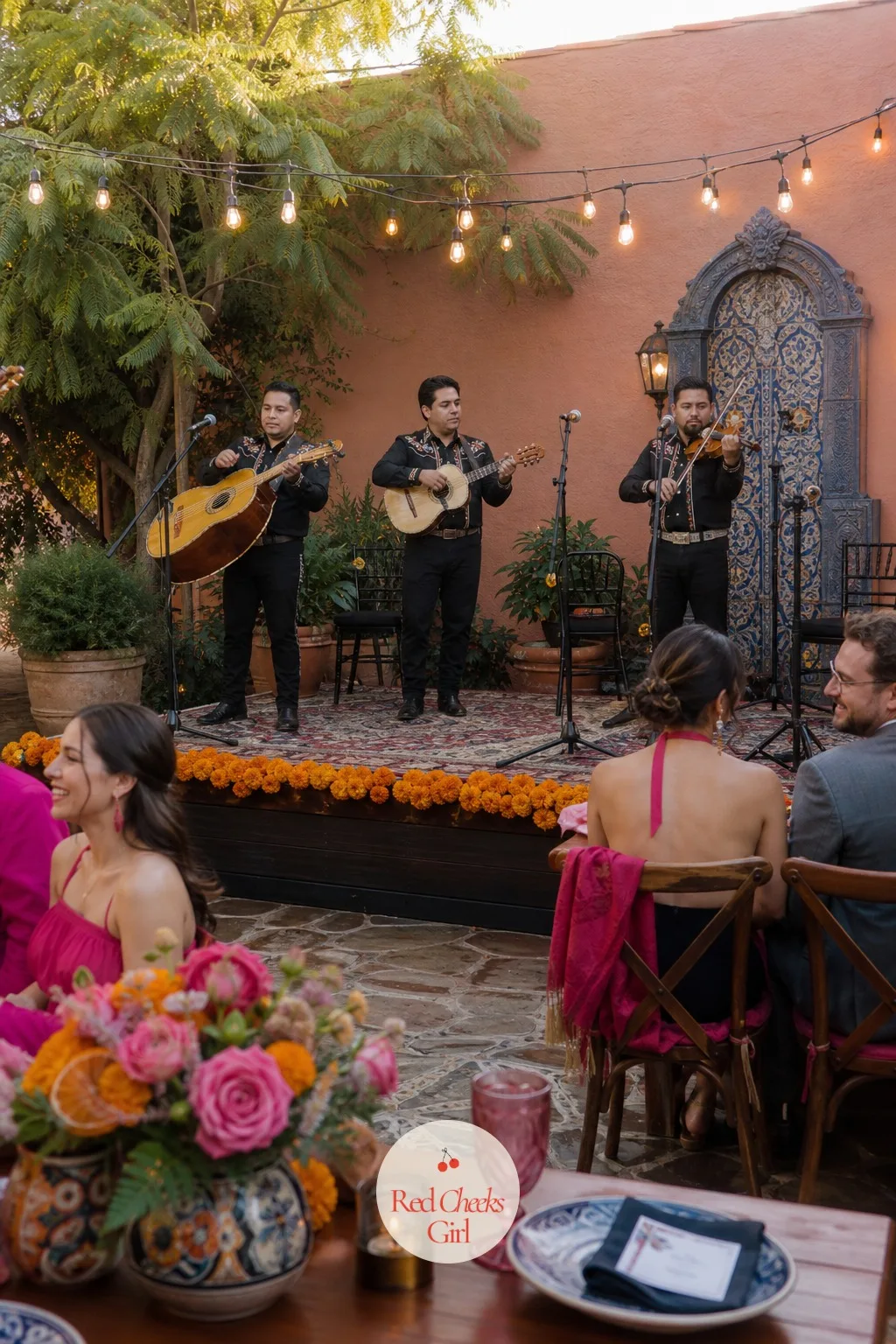 The Live Music Corner — A band without a proper spot ends up tucked behind a speaker stack. Mexican wedding