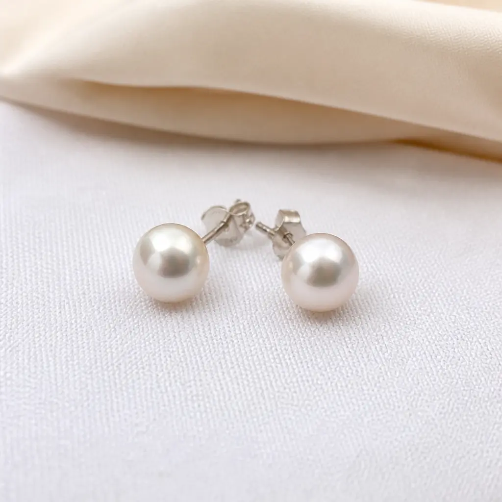 Pearl Stud Earrings — A classic pair of pearl studs, the kind that goes under everything from a church dress to a cardigan. Mother in law christmas gift ideas