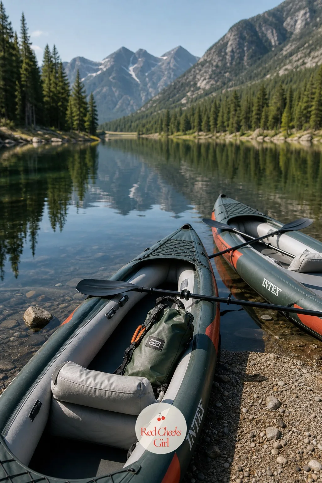 An Afternoon Float Hour — If sitting on the shore is not enough for this crowd, get a couple of inflatable kayaks on the water instead. Mountain bachelorette