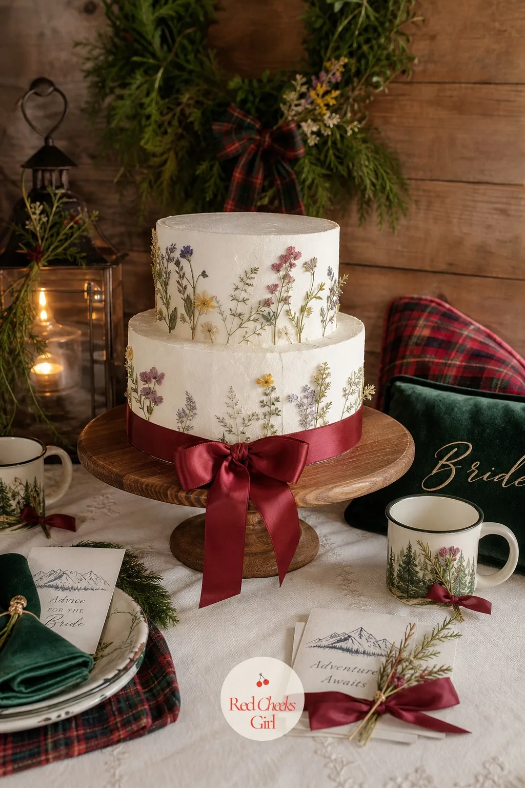 Mountain Cake — This is the one dessert of the weekend, so let it actually look like it belongs to the mountain. Mountain bachelorette party theme