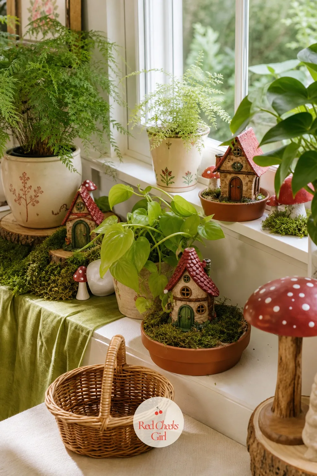 Fairy House Scavenger Hunt — This one spreads the party across the whole venue instead of leaving everyone clustered around one table. Mushroom baby shower