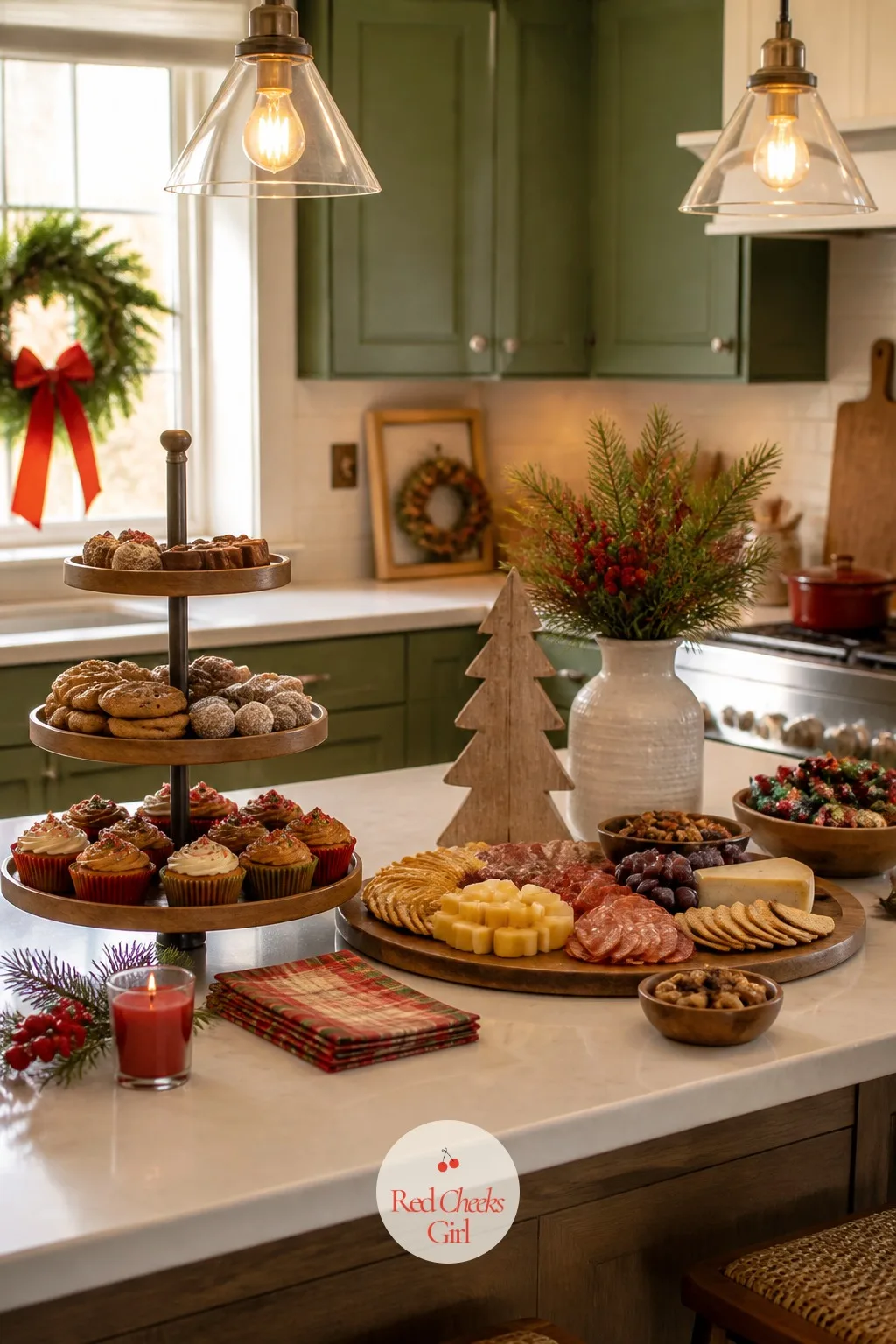 The Island Snack Spread — Everyone ends up leaning on the island eventually, plate in hand, so make it worth leaning on. National lampoon christmas vacation