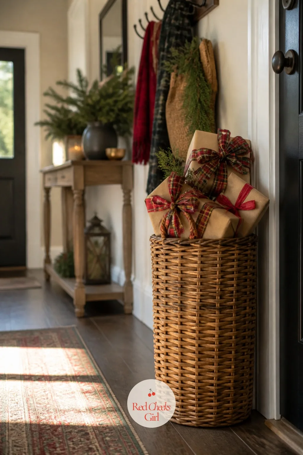 The Umbrella Stand Gift Stash — An empty corner by the door is wasted real estate this time of year. National lampoon christmas vacation