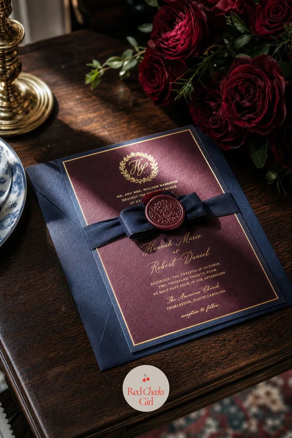 The Invitation Suite — This is the first thing anyone touches from the whole wedding, long before the venue or the cake, so it has to set the palette correctly