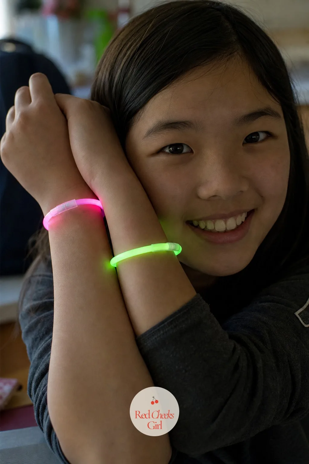 Glow Stick Bracelets: You Light Up My Life — A handful of glow sticks bent into bracelets and dropped in a basket reads as party favor rather than classroom