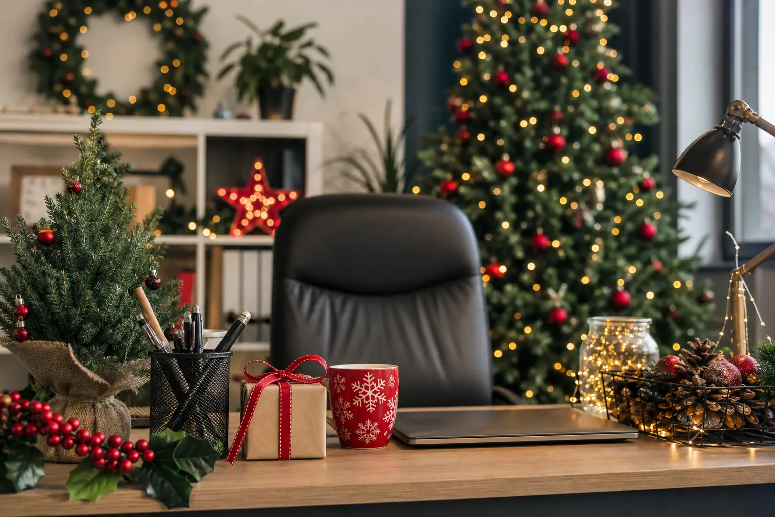 20 Office Christmas Decorations That Make Monday Mornings Merrier