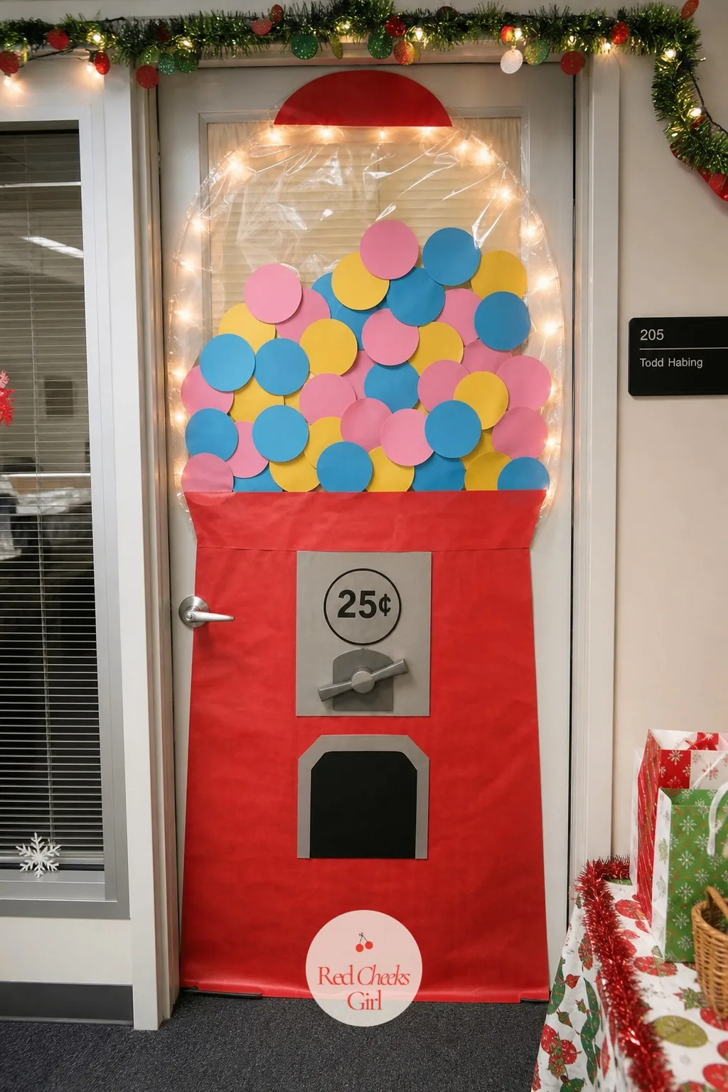 Gumball Machine — Colour does the heavy lifting here, and a cluster of bright paper circles behind a cellophane dome photographs better than its five minute