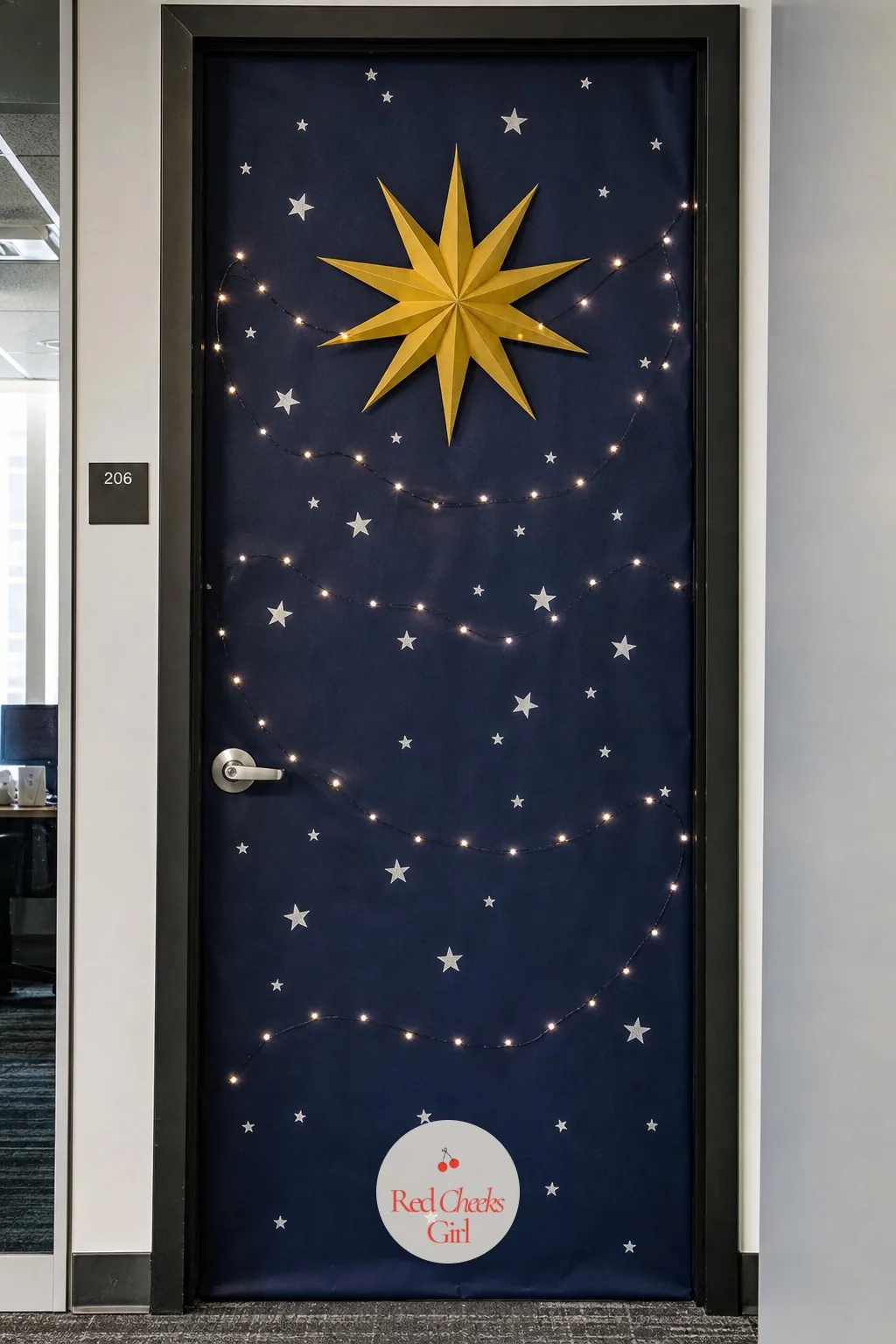 Star Over a Night Sky — Sometimes the simplest image wins because everyone else is overcomplicating theirs, and one bright star against dark paper is about as