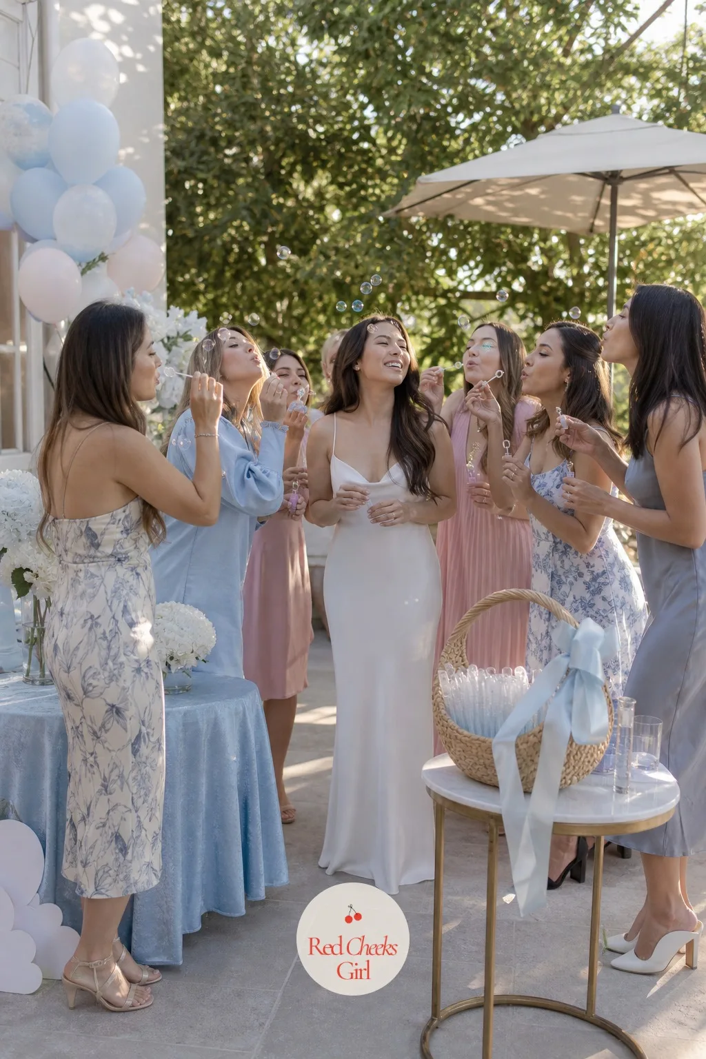 Soap Bubble Moment — Somewhere around the second drink, the party needs a reason to put phones down together rather than one at a time, and a bubble moment